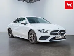 White Used 2019 Mercedes CLA180 AMG line Sedan | £21,990 (Fair price)