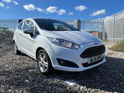 White Used 2015 Ford Fiesta Zetec Hatchback | £4,299 (Fair price)
