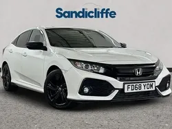 White Used 2019 Honda Civic SR Hatchback | £13,752 (Fair price)