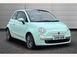 Green Used 2015 Fiat 500 Lounge Hatchback | £3,240 (Good price)