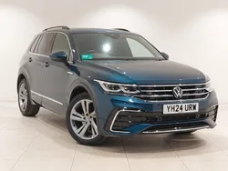Blue Used 2024 VW Tiguan R-line Edition SUV | £33,498 (A bit pricey)