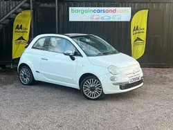 White Used 2009 Fiat 500C Lounge Cabriolet | £1,700 (Fair price)