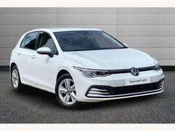 White Used 2021 VW Golf VIII Life Hatchback | £13,595 (Fair price)