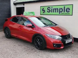 Red Used 2015 Honda Civic Sport Hatchback | £5,689 (Fair price)