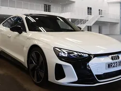 White Used 2023 Audi RS e-tron GT Comfort Sedan | £56,950 (Fair price)