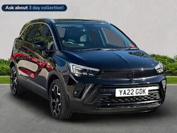 Black Used 2022 Vauxhall Crossland Ultimate SUV | £14,591 (Fair price)