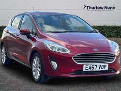 Red Used 2017 Ford Fiesta Titanium Hatchback | £7,191 (Fair price)