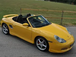 Speed yellow Used 2003 Porsche 986 Boxster Cabriolet | £13,990