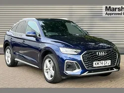 Blue Used 2024 Audi Q5 Sportback S-Line SUV | £40,184 (Fair price)