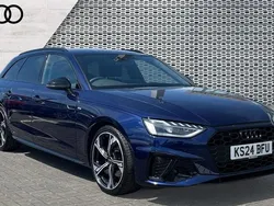 Metallic manhattan grey Used 2024 Audi A4 Black Edition Estate | £32,687 (Expensive)