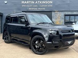 Santorini black metallic Used 2024 Land Rover Defender HSE Dynamic SUV | £70,500 (A bit pricey)