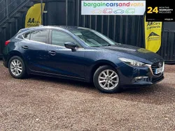 Blue Used 2017 Mazda 3 Hatchback | £6,450 (Fair price)