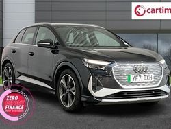 Black Used 2021 Audi Q4 e-tron S-Line SUV | £21,060
