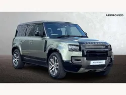 Green Used 2022 Land Rover Defender SUV | £66,150 (Expensive)