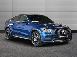 Blue Used 2022 Mercedes GLC43 AMG Premium Plus Coupe | £41,895 (Fair price)