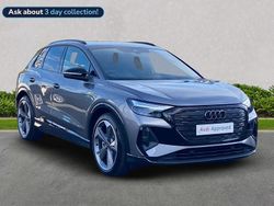 Grey Used 2025 Audi Q4 e-tron Black Edition SUV | £40,458 (Fair price)