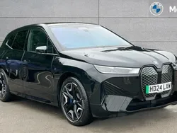 Black sapphire Used 2024 BMW iX M Sport SUV | £43,629 (Fair price)