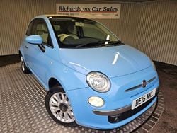Blue Used 2015 Fiat 500C Lounge Cabriolet | £5,000 (Super price)