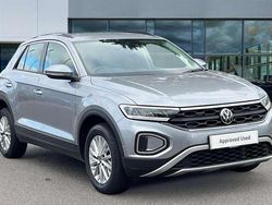 Pyrite silver metallic Used 2024 VW T-Roc Life SUV | £20,382 (Fair price)