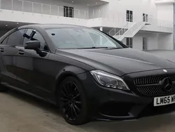 Black Used 2015 Mercedes CLS220 AMG line Coupe | £7,495 (Super price)