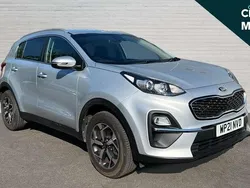 Silver Used 2021 Kia Sportage 2 SUV | £16,568 (Fair price)