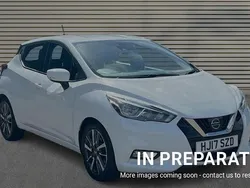 White Used 2017 Nissan Micra Acenta Hatchback | £6,938 (Fair price)