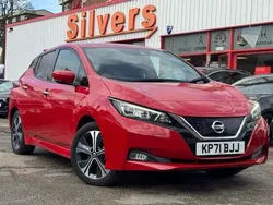 Red Used 2021 Nissan Leaf Tekna Hatchback | £10,795 (Fair price)