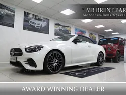 White Used 2021 Mercedes E300 AMG line Cabriolet | £36,000 (Fair price)