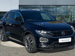 Black Used 2021 VW T-Roc R-line SUV | £21,237 (Fair price)