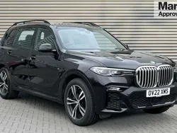 Black Used 2022 BMW X7 M Sport SUV | £55,416