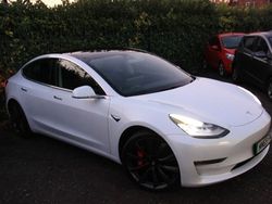 White Used 2019 Tesla Model 3 Performance Sedan | £19,950 (Fair price)
