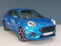 Blue Used 2023 Ford Puma ST-Line X Hatchback | £18,498 (Fair price)