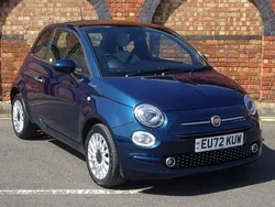 Blue Used 2022 Fiat 500 Dolcevita Hatchback | £9,495 (Fair price)