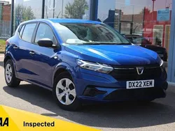 Blue Used 2022 Dacia Sandero Essentiel Hatchback | £9,675 (Fair price)