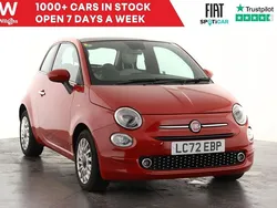 Red Used 2022 Fiat 500 Dolcevita Hatchback | £10,095 (Fair price)
