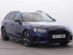 Blue Used 2024 Audi A4 Black Edition Estate | £32,495 (Expensive)