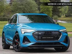 Turbo blue Used 2021 Audi e-tron Sportback Comfort SUV | £27,490 (A bit pricey)