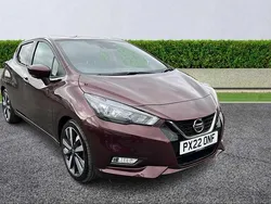 Red Used 2022 Nissan Micra Tekna Hatchback | £13,299 (Fair price)