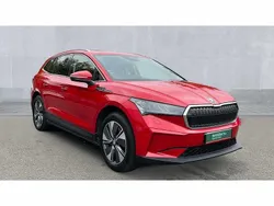 Velvet red metallic Used 2024 Skoda Enyaq iV SUV | £28,990 (A bit pricey)
