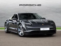 Grey Used 2021 Porsche Taycan Sedan | £44,490 (Fair price)