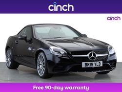 Black Used 2019 Mercedes SLC180 AMG line Cabriolet | £17,449 (Good price)