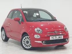 Red Used 2021 Fiat 500 Dolcevita Hatchback | £9,998 (Fair price)