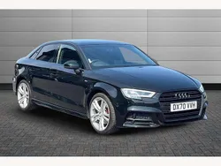Mythos black Used 2020 Audi A3 S-Line Sedan | £19,950 (Fair price)
