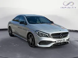 Silver Used 2018 Mercedes CLA220 AMG line Sedan | £13,449 (Fair price)