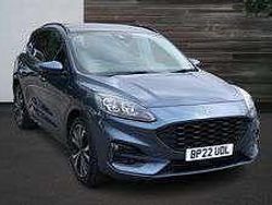 Blue Used 2022 Ford Kuga ST-Line X SUV | £18,780 (Fair price)
