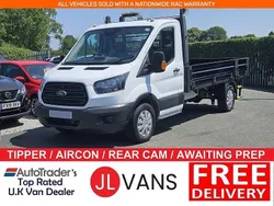 Frozen white (solid paint) Used 2021 Ford Transit | £15,475 (Good price)