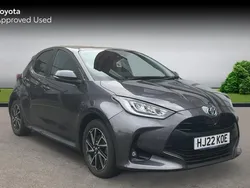 Grey Used 2022 Toyota Yaris Hybrid Design Hatchback | £16,914 (Good price)