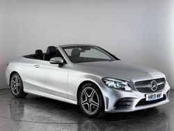 Silver Used 2019 Mercedes C200 AMG line Cabriolet | £17,600 (Good price)
