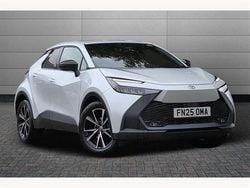 Platinum white New 2025 Toyota C-HR Design SUV | £28,499 (Good price)