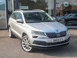 Brilliant silver metallic Used 2020 Skoda Karoq SE L SUV | £19,599 (A bit pricey)